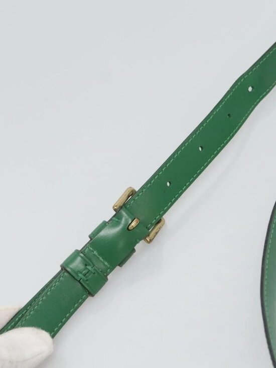 LOUIS VUITTON Epi Saint Cloud GM Shoulder Bag Green M52194 LV Auth 125398A - Picture 9 of 16